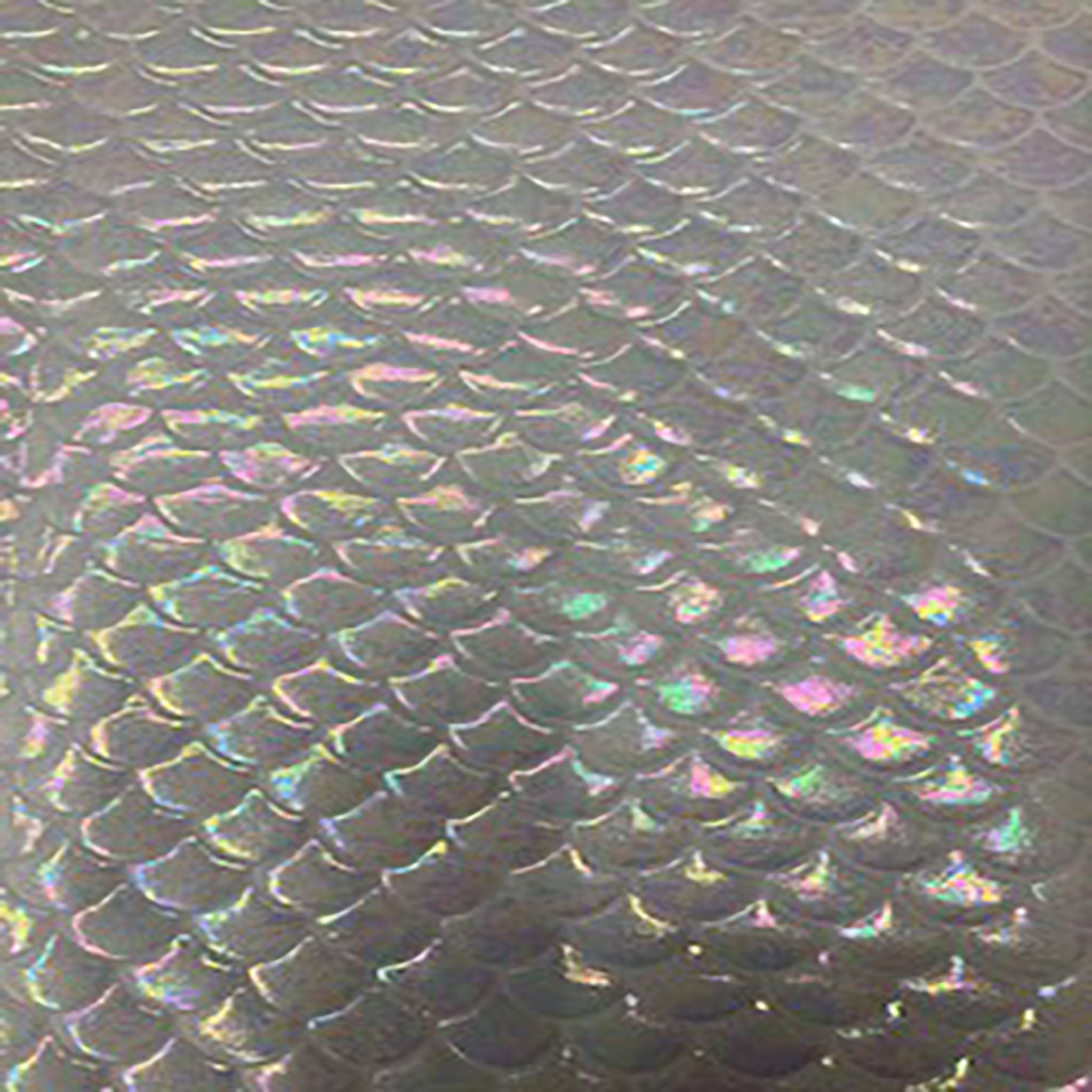2 Way Single Span Polyester Spandex Barbia Shell | Spandex Palace White Rainbow