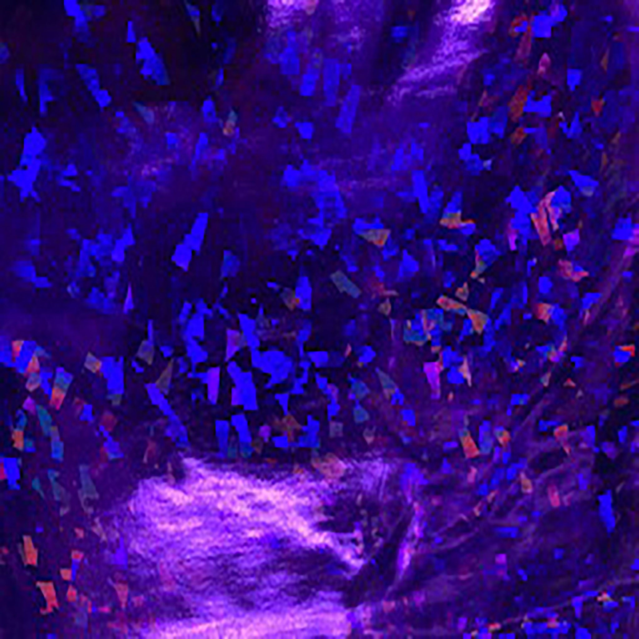 4 Way Polyester Spandex Vinyl Broken Glass Hologram | Spandex Palace Purple