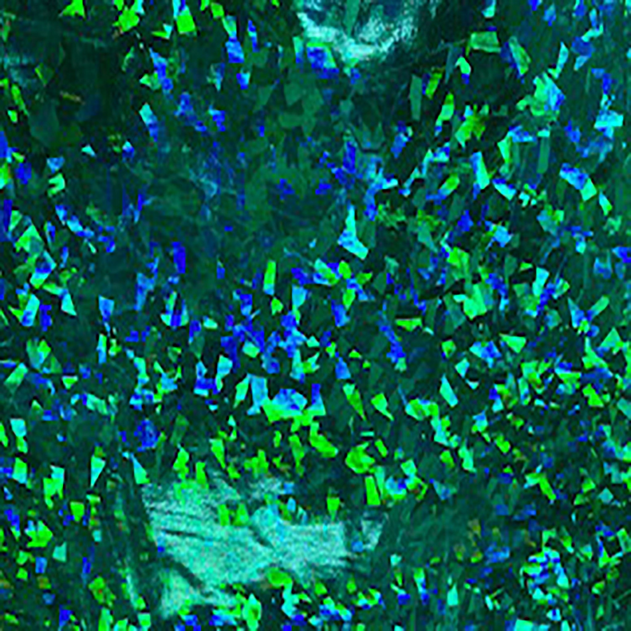 4 Way Polyester Spandex Vinyl Broken Glass Hologram | Spandex Palace Green