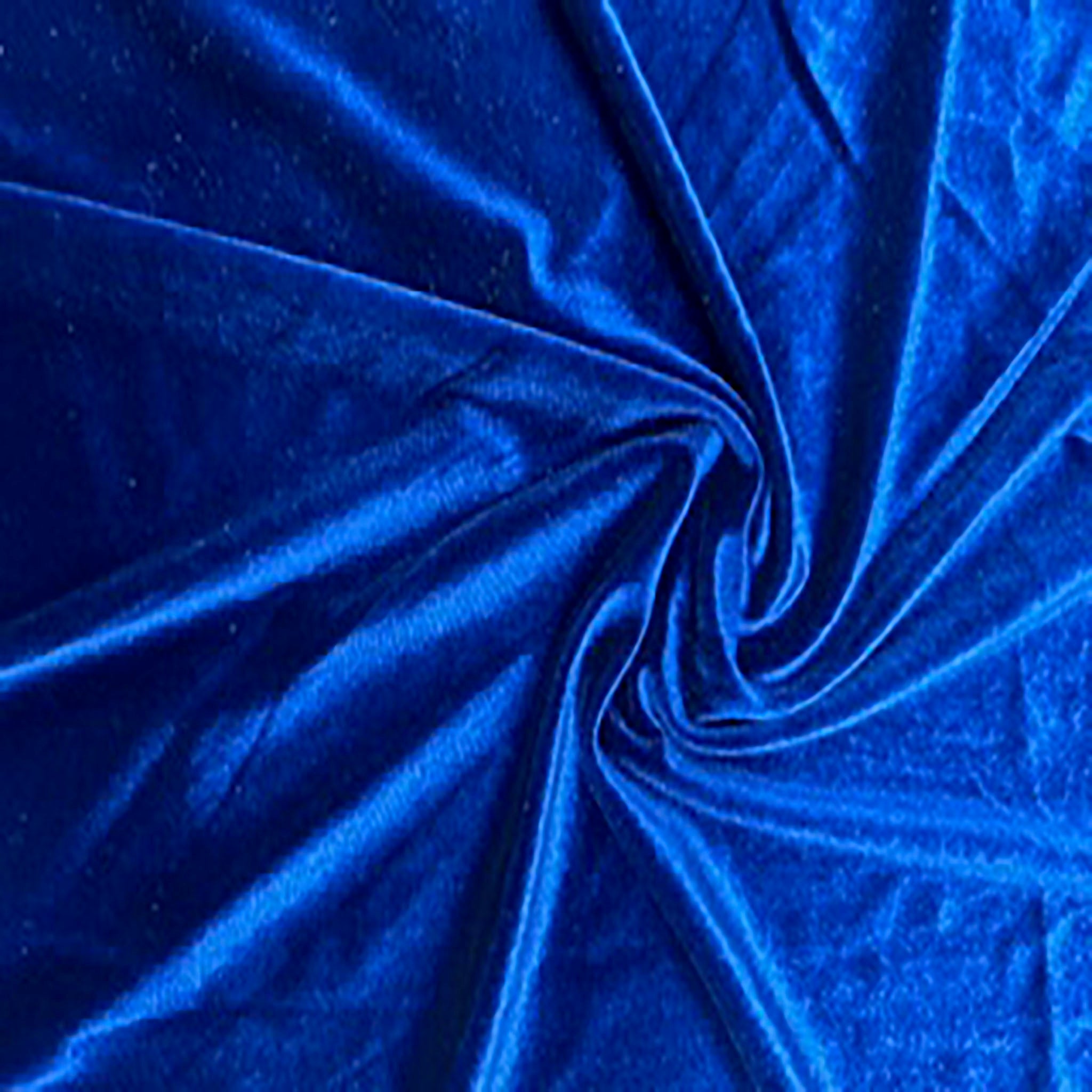 Moderna Solid  Stretch  Velvet | Spandex Palace Navy