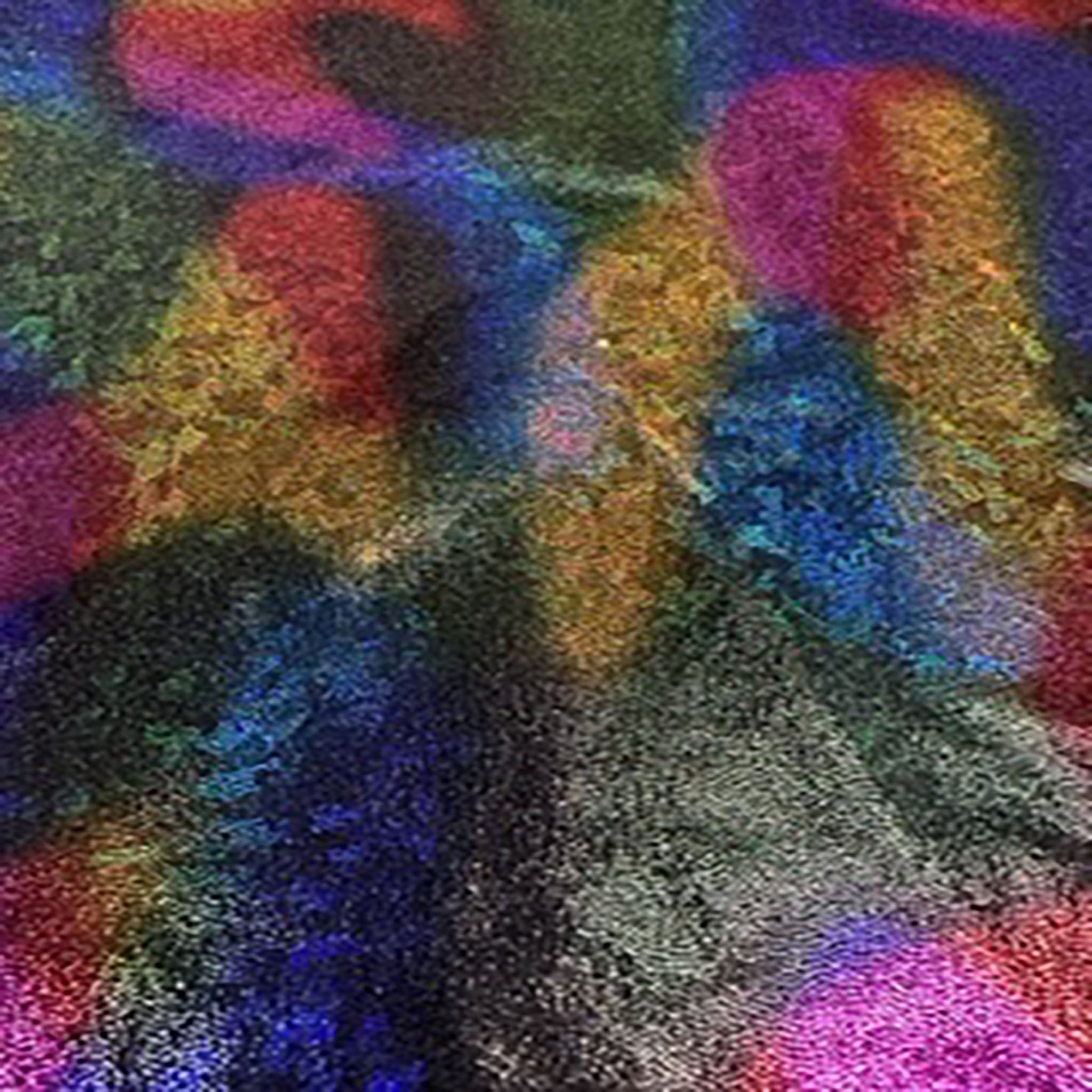 4 Way Nylon Spandex Laser Foggy Foil | Spandex Palace Multi Color