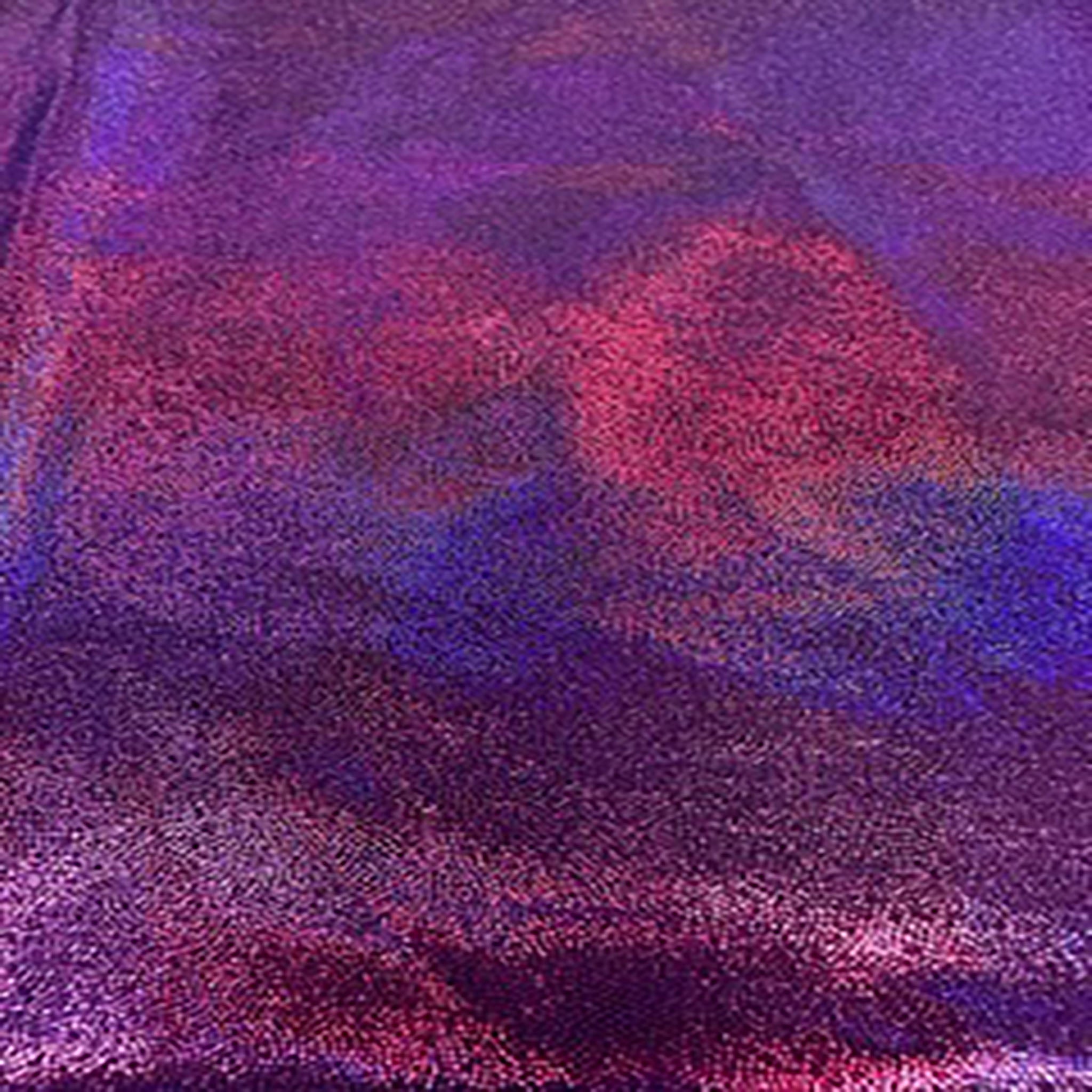 4 Way Nylon Spandex Laser Foggy Foil | Spandex Palace Black Fuchsia