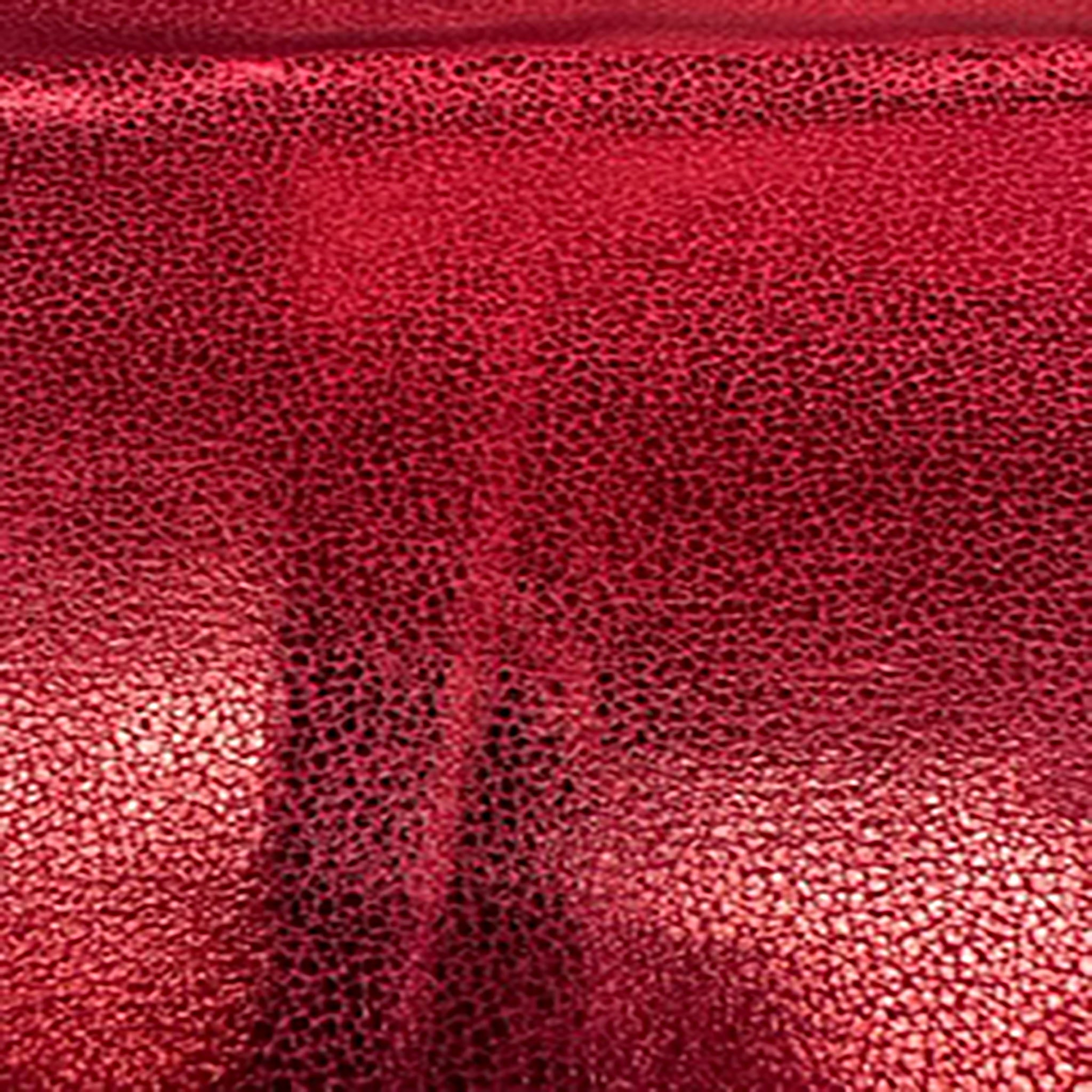 4 Way Stretch Nylon Spandex Cobble Stone Foil | Spandex Palace Red