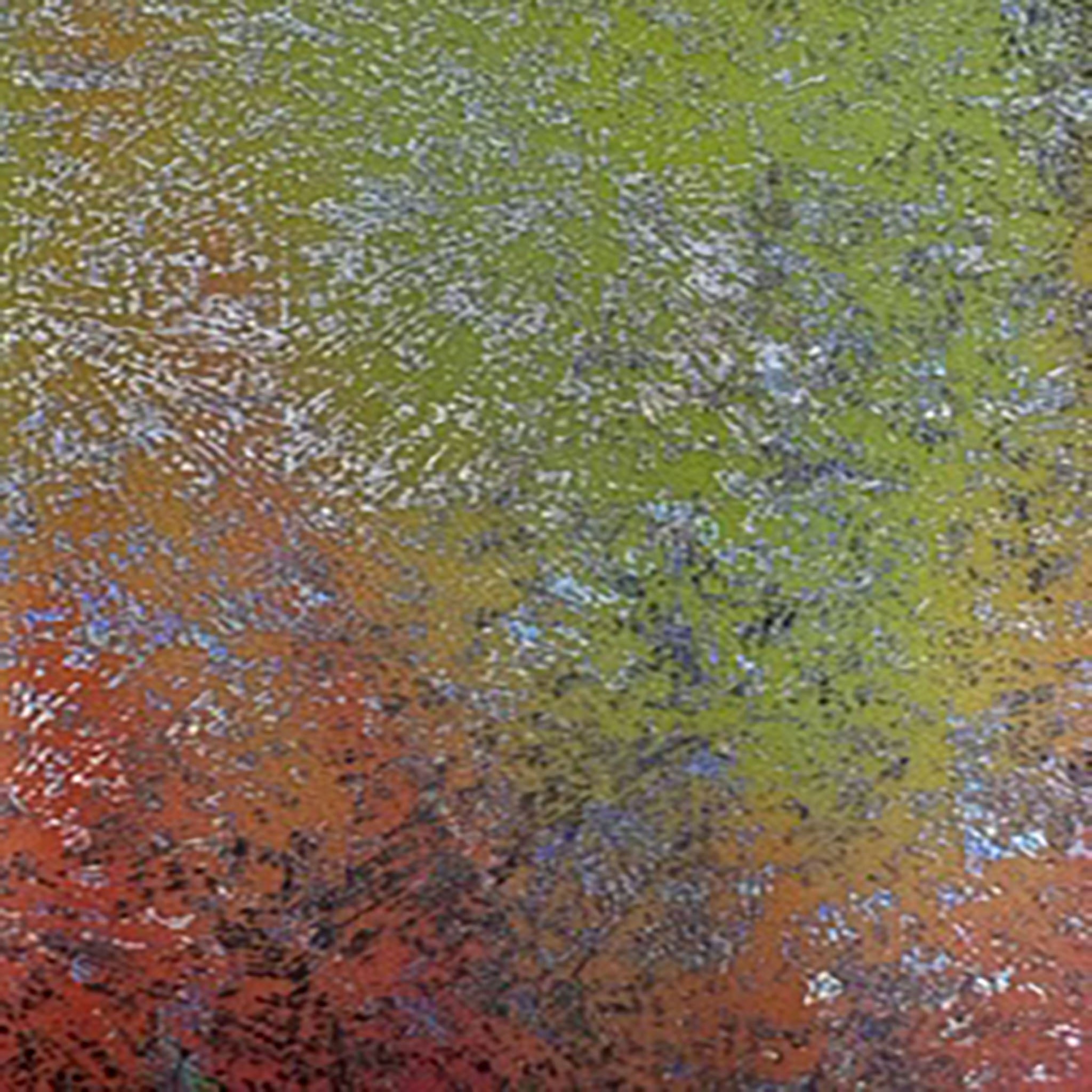 4 Way Stretch Nylon Spandex Tie Dye Paint Brush | Spandex Palace Yellow Pink