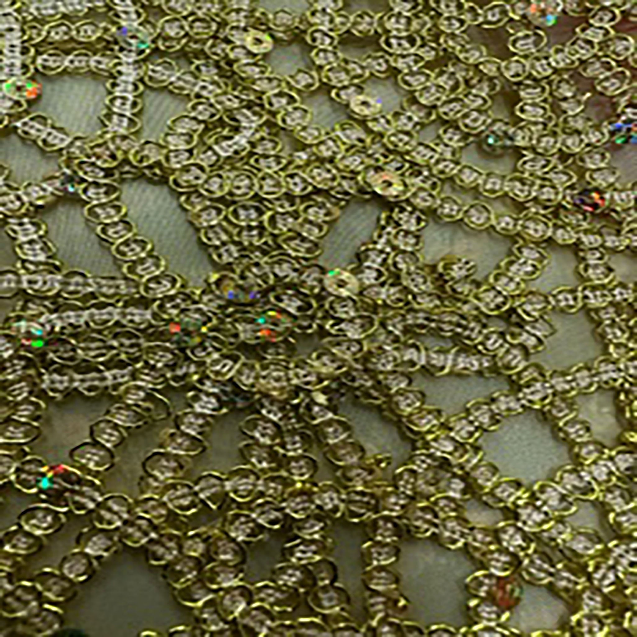 Spider Chemical Non-Stretch  Lace Polyester Fabric | Spandex Palace