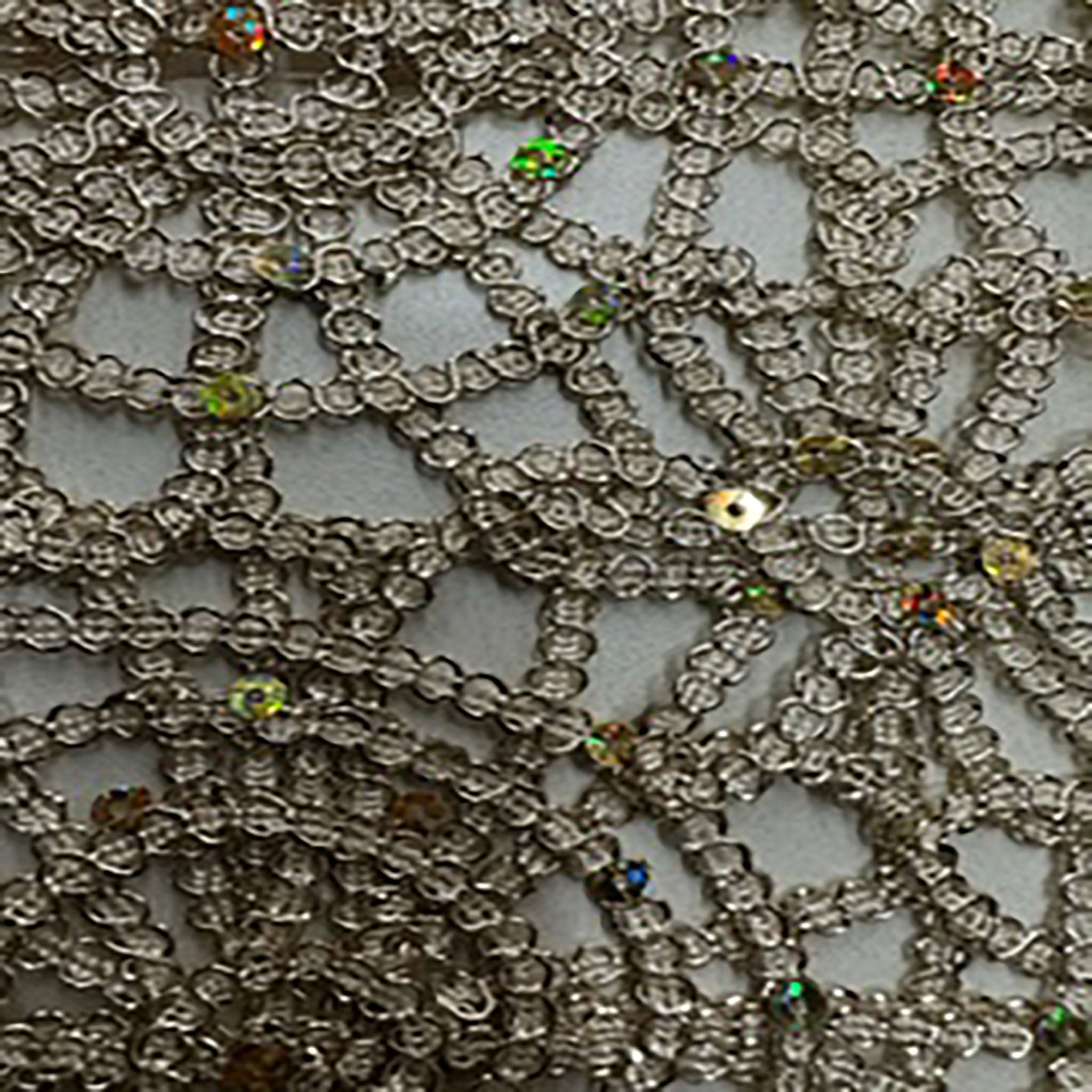 Spider Chemical Non-Stretch  Lace Polyester Fabric | Spandex Palace