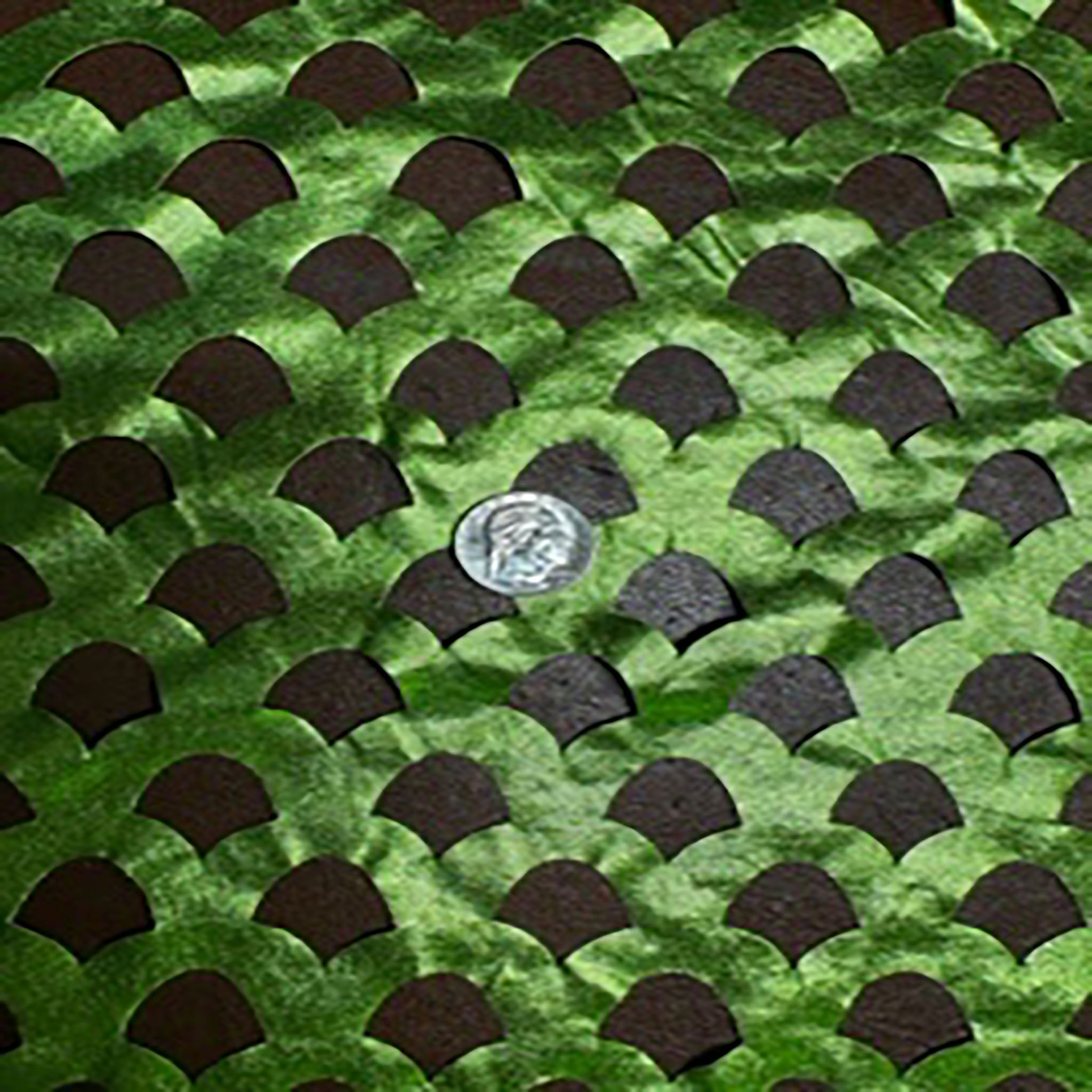 2 Way Stretch Polyester Spandex Shell Laser Cut Single Span   | Spandex Palace Dark Lime