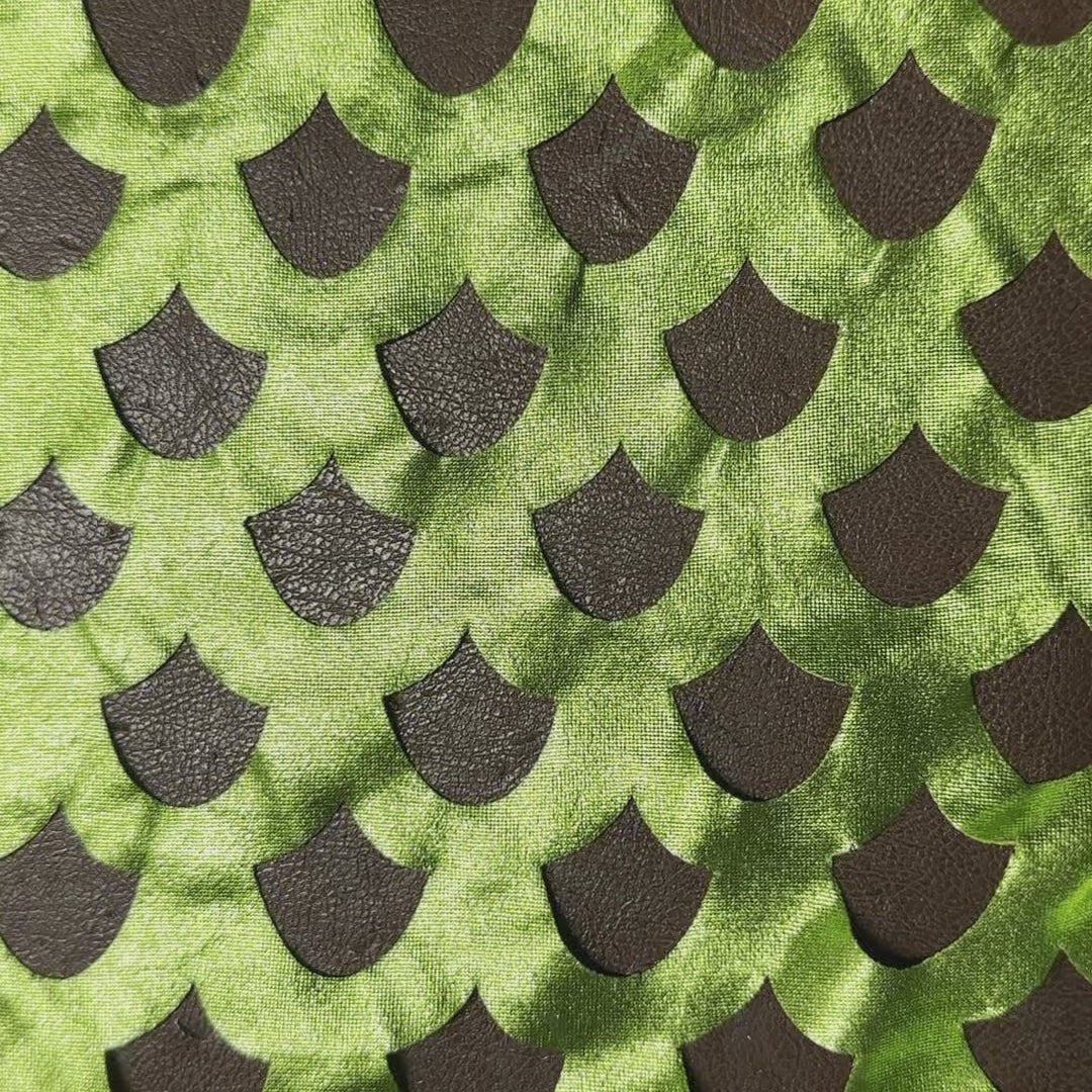 2 Way Stretch Polyester Spandex Shell Laser Cut Single Span | Spandex Palace Dark Lime