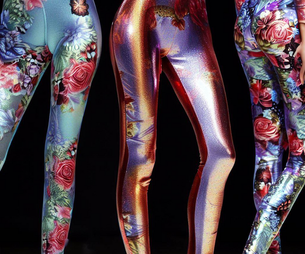 Unleashing the Radiance: Foil Spandex in Leggings and Clubwear