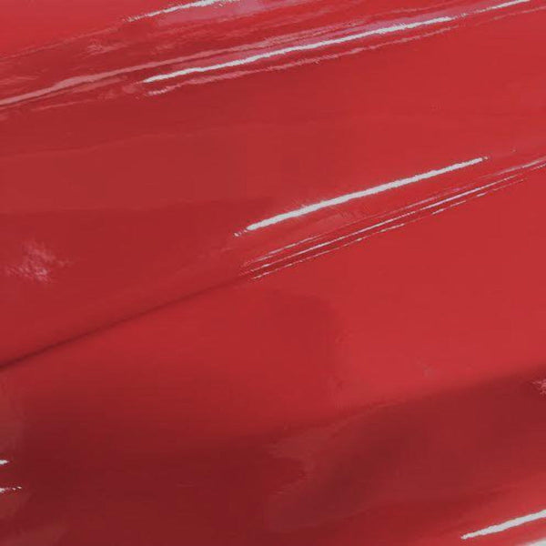 Red Liquid Shiny Vinyl Spandex Fabric