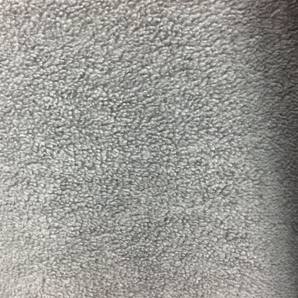 Gray Solid Anti Pill Polar Fleece Fabric