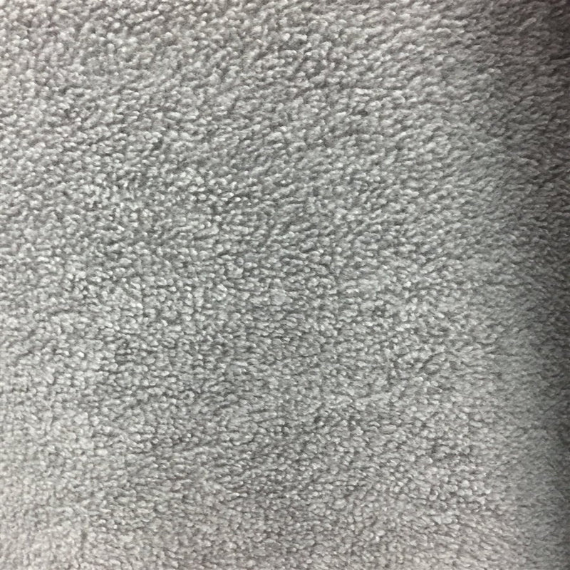 Gray Solid Anti Pill Polar Fleece Fabric