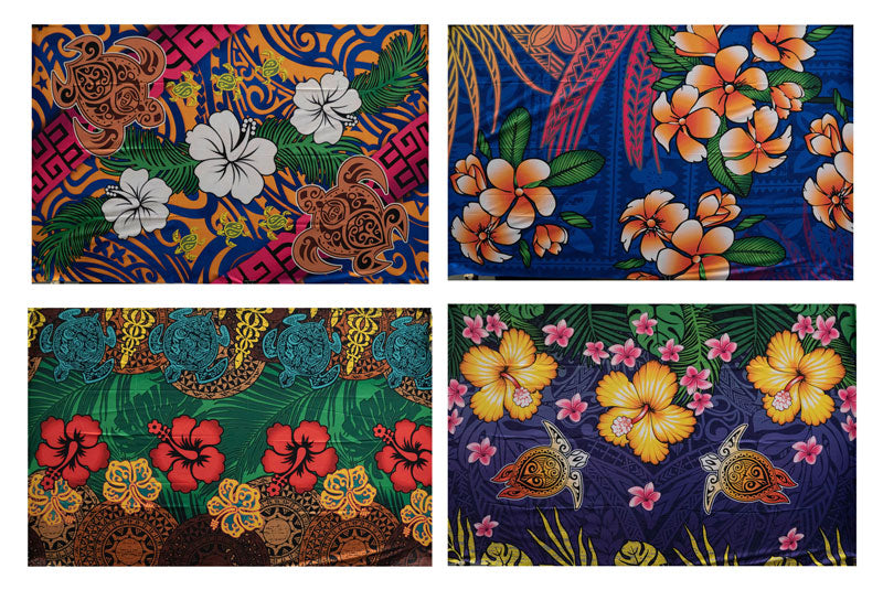 Hibiscus Turtle Assortment Sarong | Islands Fabric