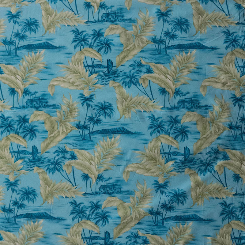 Island Areca Palm Fabric | Peachskin