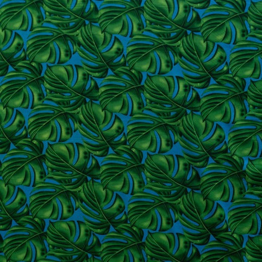 All Over Monstera Leaf Fabric | Polyester