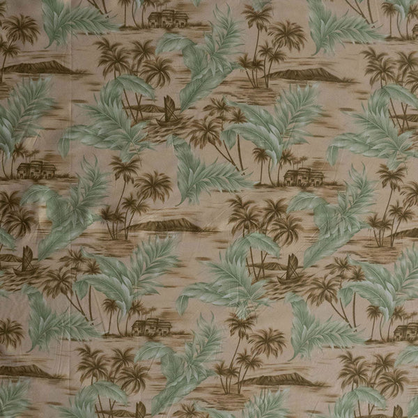 Island Areca Palm Fabric | Peachskin