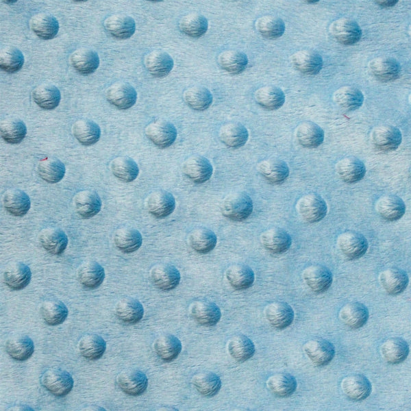 Turqoise Minky Dimple Dot Fabric