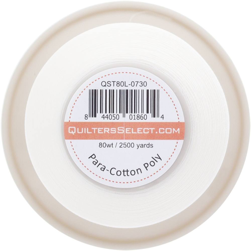 Quilters Select, 80wt Para-Cotton Poly Thread (2500yd)