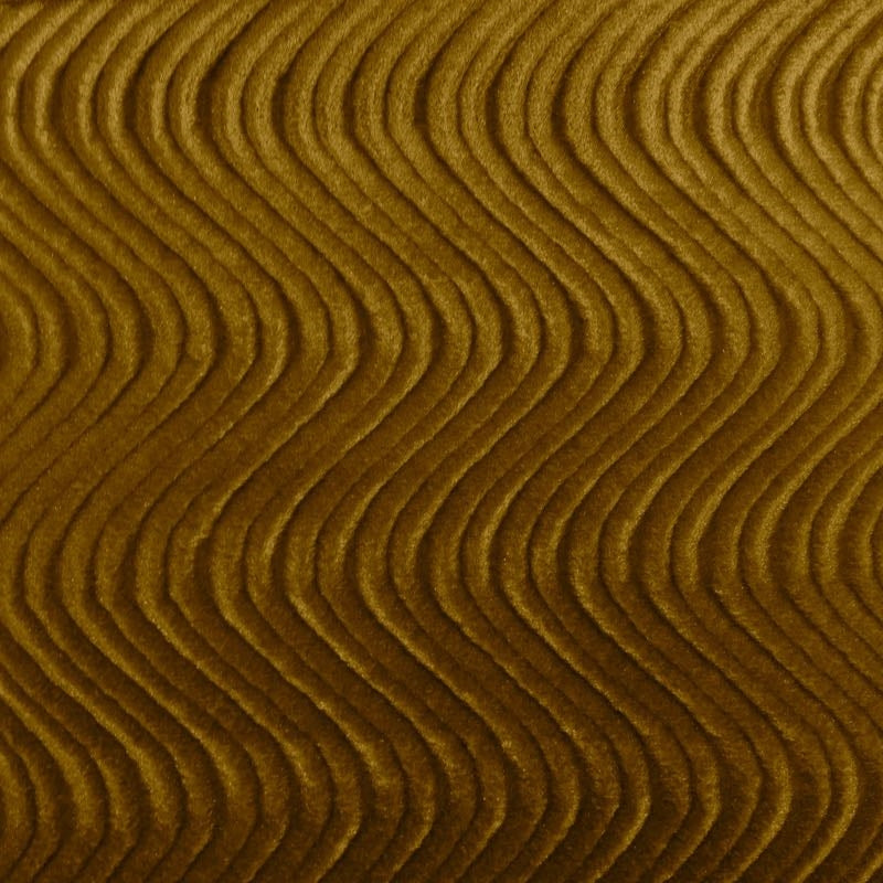 Taupe Swirl Velvet Flocking Fabric