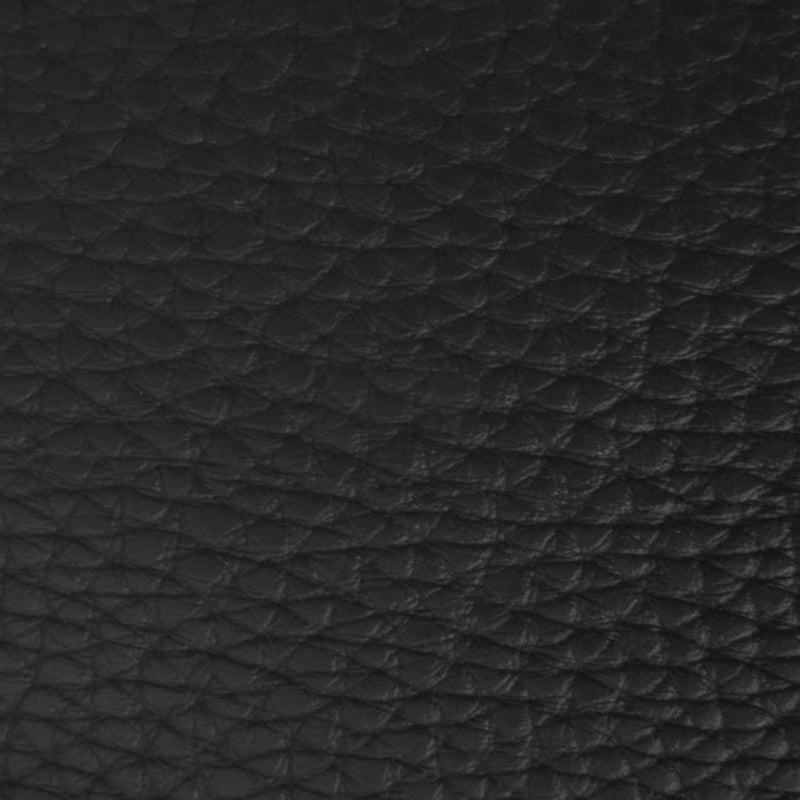 Black Textured PVC Leather Vinyl Fabric