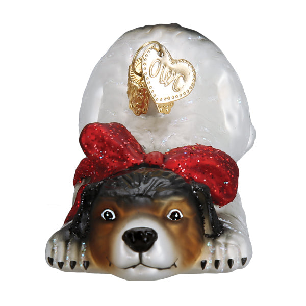 Norman Rockwell Signature Dog Ornament