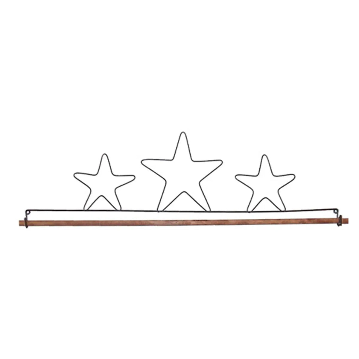12in Three Stars Fabric Holder