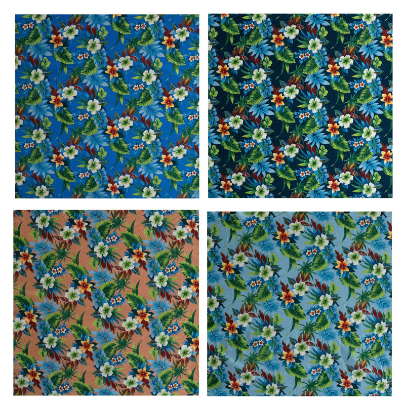 Tropical Garden Fabric | Peachskin