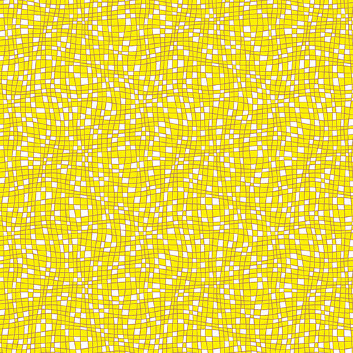 Teensy Checks Yellow Cheeto's World Cotton 44"/45" Fabric Per Yard