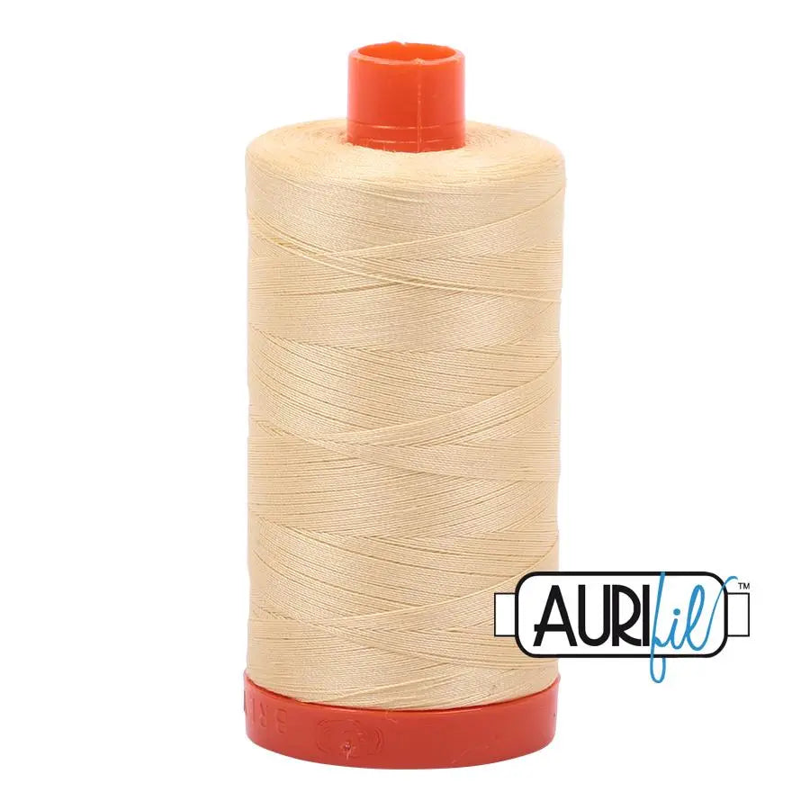 2105 Champagne Aurifil Cotton 50wt Large Spool