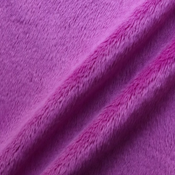Smooth Minky Faux Fur Fabric