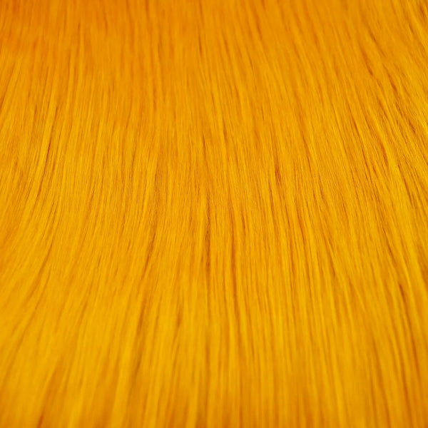 Canary Yellow Shaggy Long Pile Faux Fur Fabric (4")