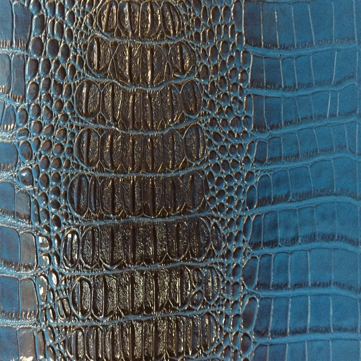 Metallic Faux Gator Vinyl Fabric