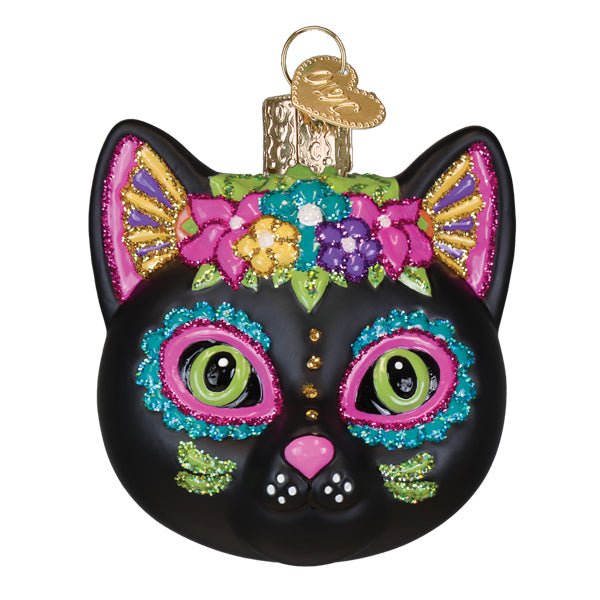 Dia De Los Muertos Cat Ornament - Spandex PalaceOld World Christmas