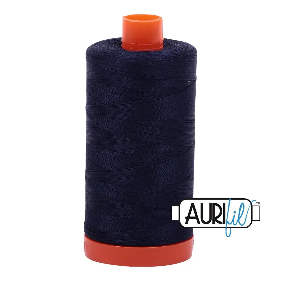 2785 Very Dark Navy Aurifil Cotton 50wt Large Spool