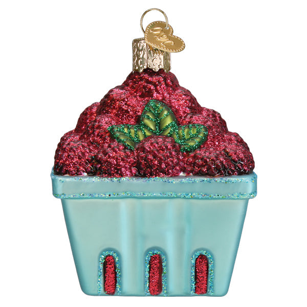 Carton Of Raspberries Ornament