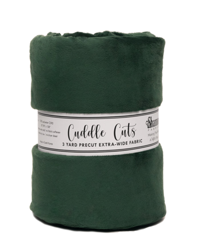 3 Yard Cuddle 110" Cut - Evergreen