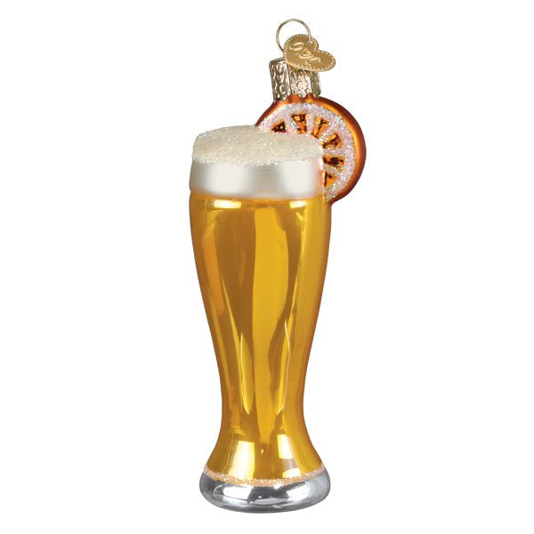 Glass Of Blue Moon Beer Ornament - Spandex PalaceOld World Christmas