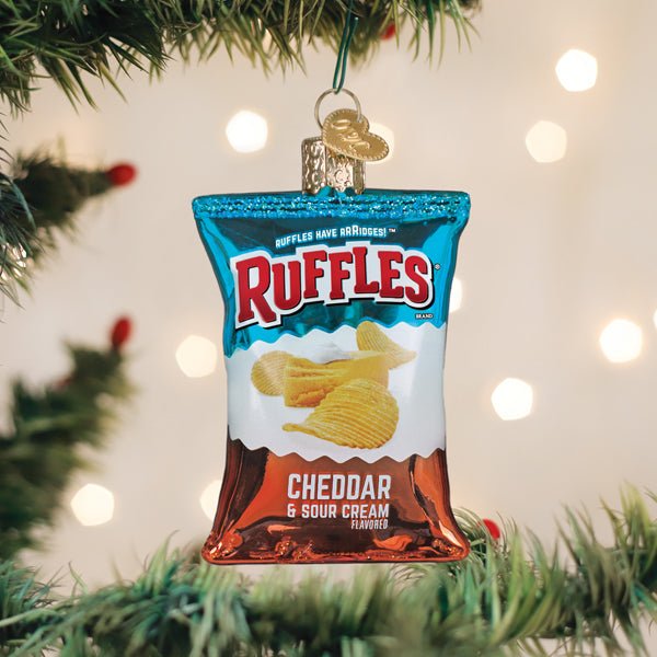 Ruffles Cheddar Sour Cream Chi Ornament - Spandex PalaceOld World Christmas