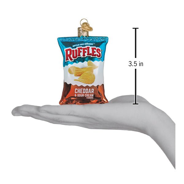 Ruffles Cheddar Sour Cream Chi Ornament - Spandex PalaceOld World Christmas