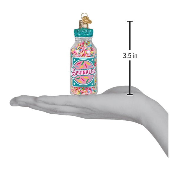 Jar Of Sprinkles Ornament - Spandex PalaceOld World Christmas