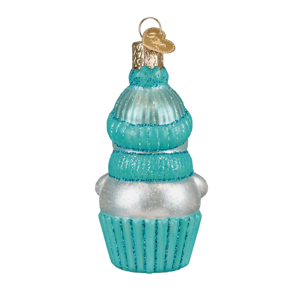 Snow Baby Cupcake Boy Ornament - Spandex PalaceOld World Christmas