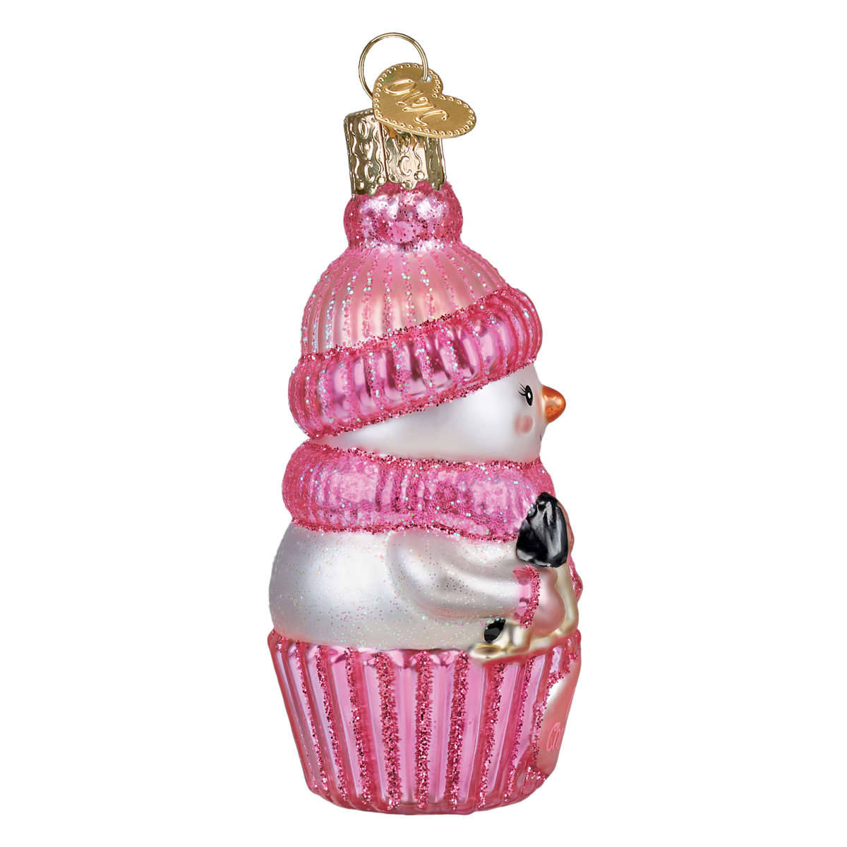 Snow Baby Cupcake Girl Ornament - Spandex PalaceOld World Christmas