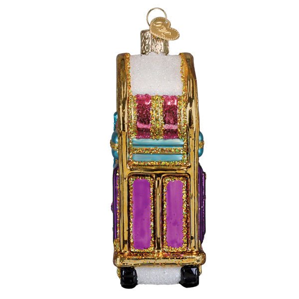 Hotel Luggage Cart Ornament - Spandex PalaceOld World Christmas