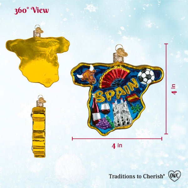 Wonders Of Spain Ornament - Spandex PalaceOld World Christmas