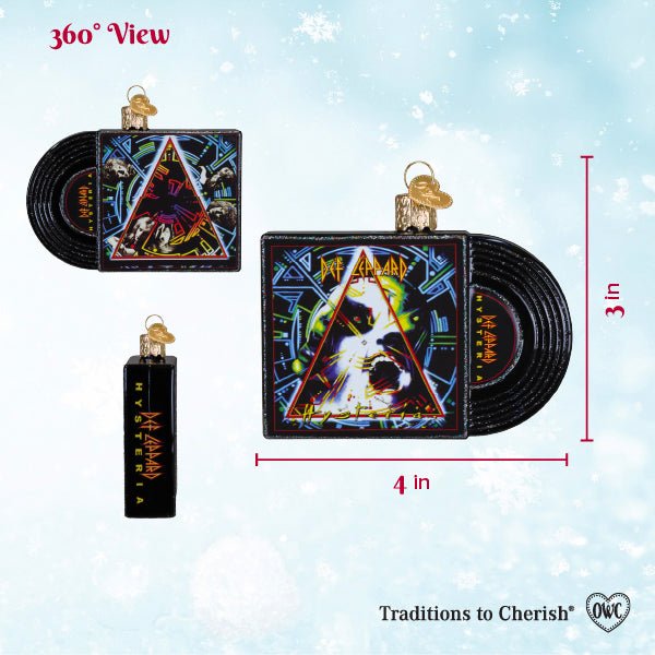 Hysteria Album Ornament - Spandex PalaceOld World Christmas
