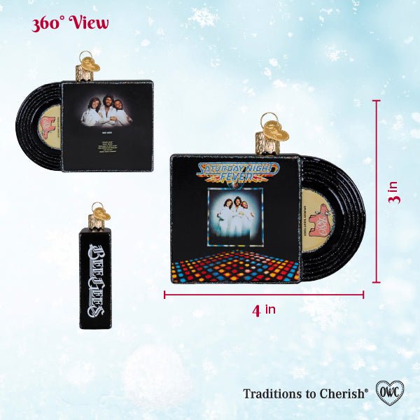 Saturday Night Fever Album Ornament - Spandex PalaceOld World Christmas
