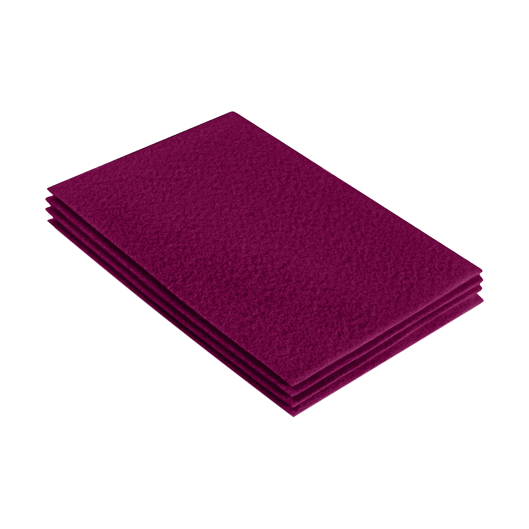 FabricLA Acrylic Felt 9"X12" Sheet Packs | Oxblood Burgundy