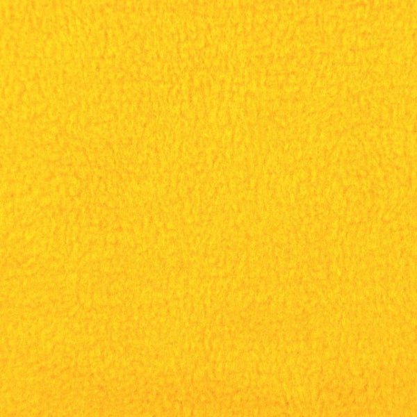 Yellow Solid Anti Pill Polar Fleece Fabric