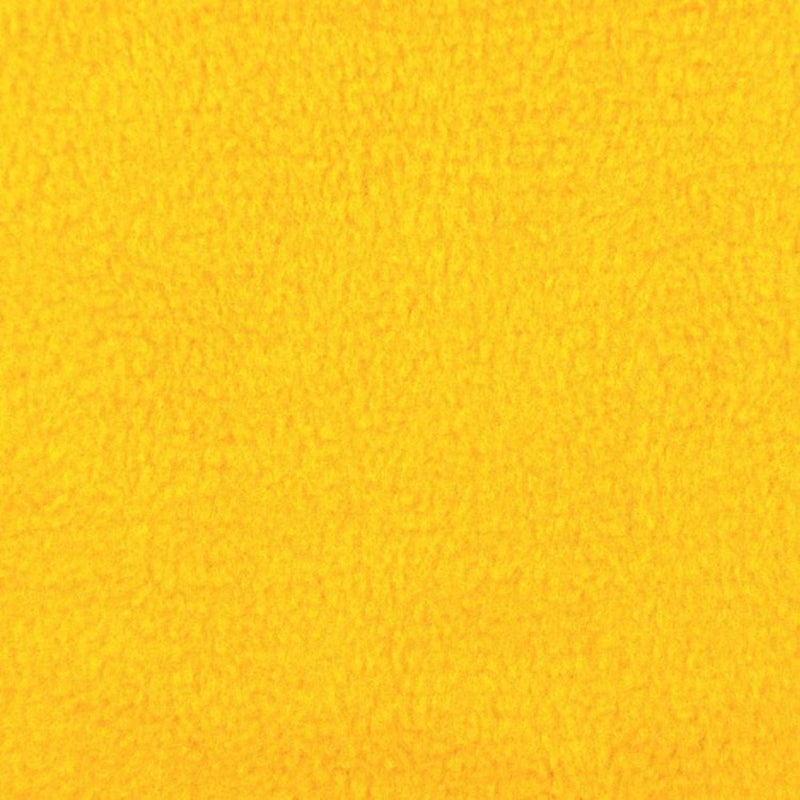 Yellow Solid Anti Pill Polar Fleece Fabric