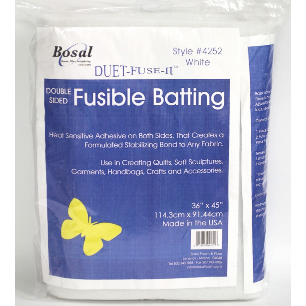 Duet Fuse II, Double Sided Fusible Batting - 36" x 45"